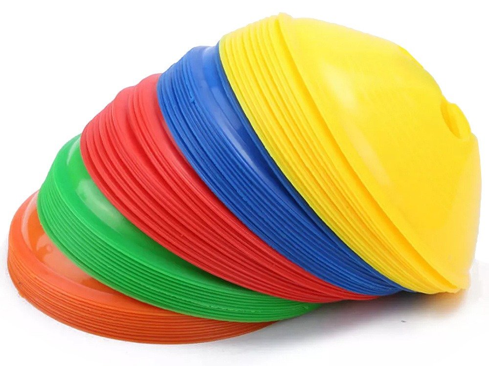 Training cones flexible mushroom plates (pack of 6) - Image 2