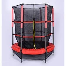 kids trampoline, with safety enclosure net
