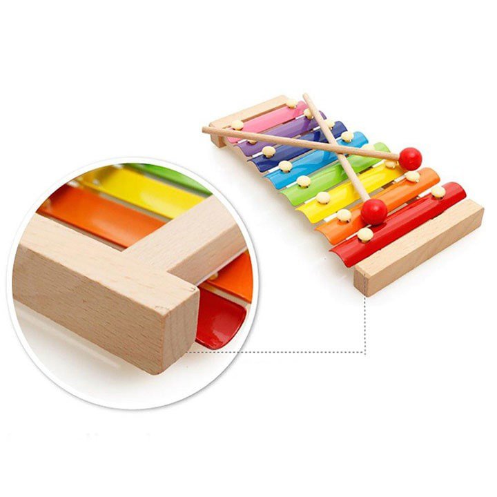 wooden xylophone – musical toy (plastic packing) wooden xylophone – musical toy (plastic packing)
