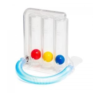 three ball spirometer for lungs exercise