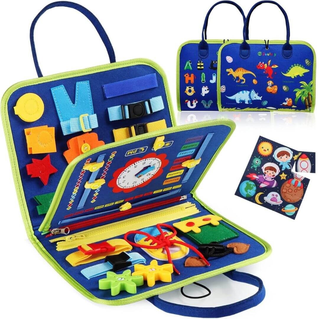 kids fun learning busy board – 25 activities kids fun learning busy board – 25 activities