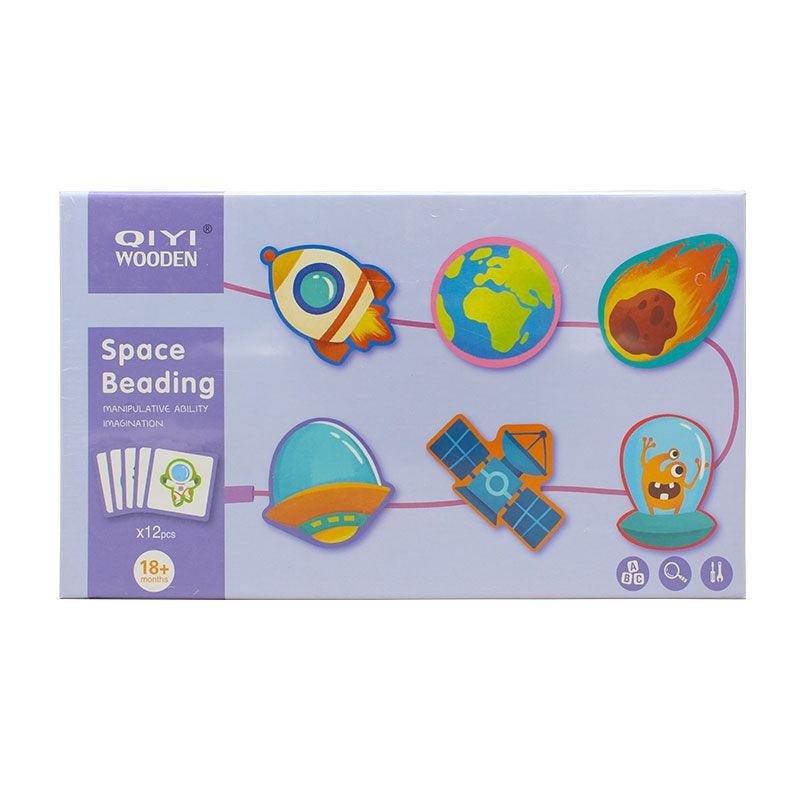 2 pcs wooden beading game 2 pcs wooden beading game