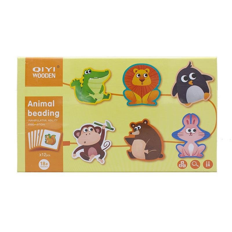 2 pcs wooden beading game 2 pcs wooden beading game