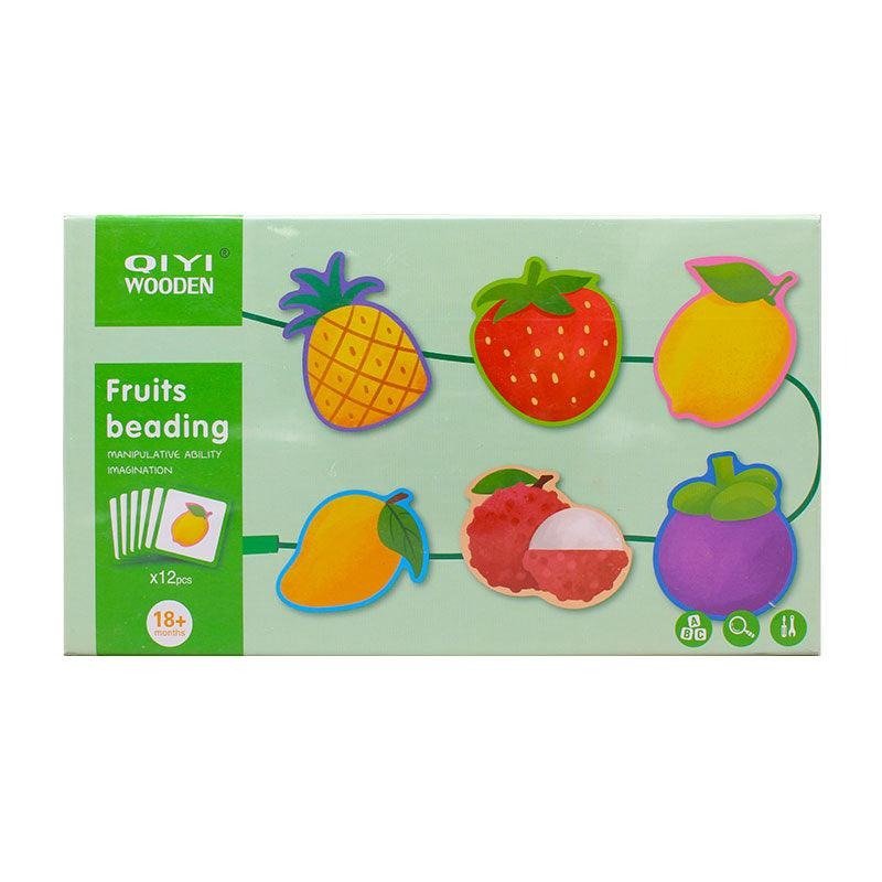 2 pcs wooden beading game 2 pcs wooden beading game