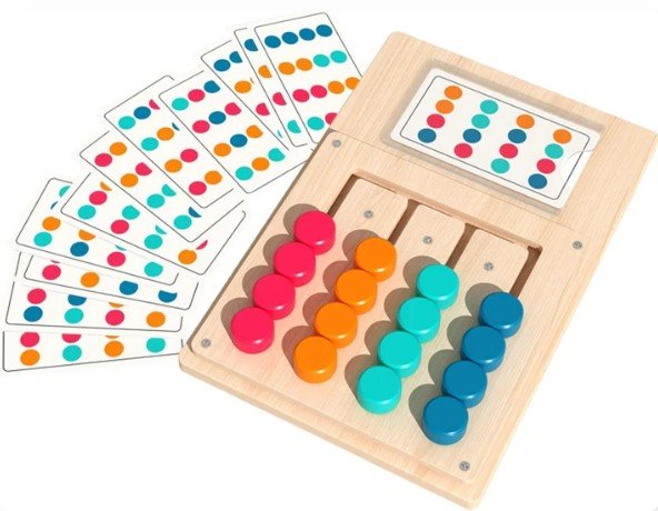 wooden color matching puzzle board game wooden color matching puzzle board game