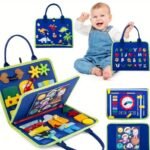 kids fun learning busy board – 25 activities