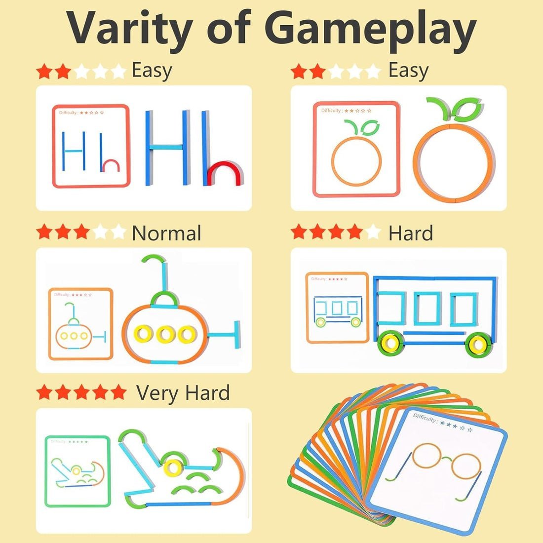 wooden sticks and rings pattern making puzzle game wooden sticks and rings pattern making puzzle game