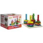wooden difficult five set of columns shapes