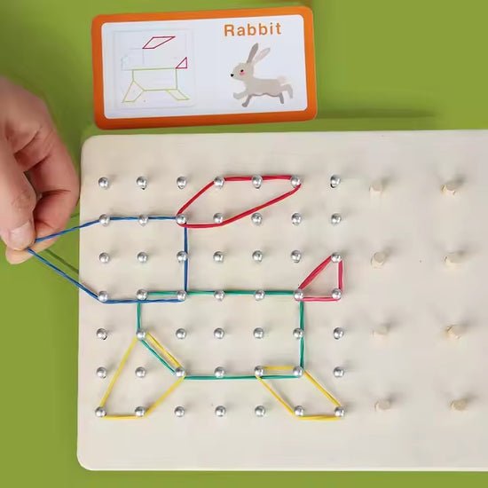 wooden geo montessori bands and pattern cards with drawing card wooden geo montessori bands and pattern cards with drawing card