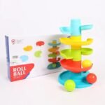 baby ball drop play tower 5 layers