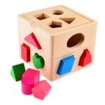 fifteen hole shape intelligence box shape sorter wooden
