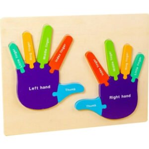 Wooden Hand Foot 3D Puzzle Toy